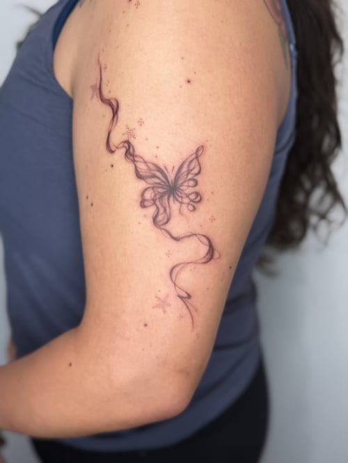 fine line tattoo by samantha wilks in los angeles