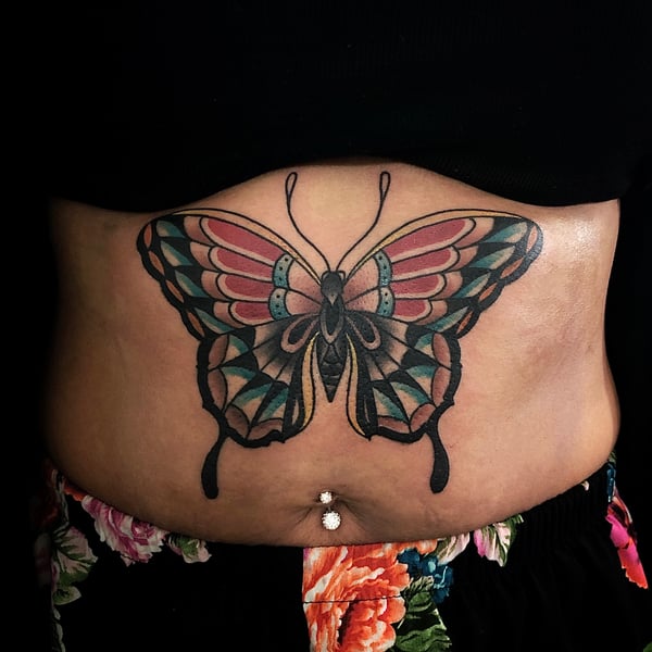 traditional tattoo by Travis Ross — los angeles