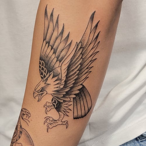 traditional tattoo by kadriya truvillion in los angeles