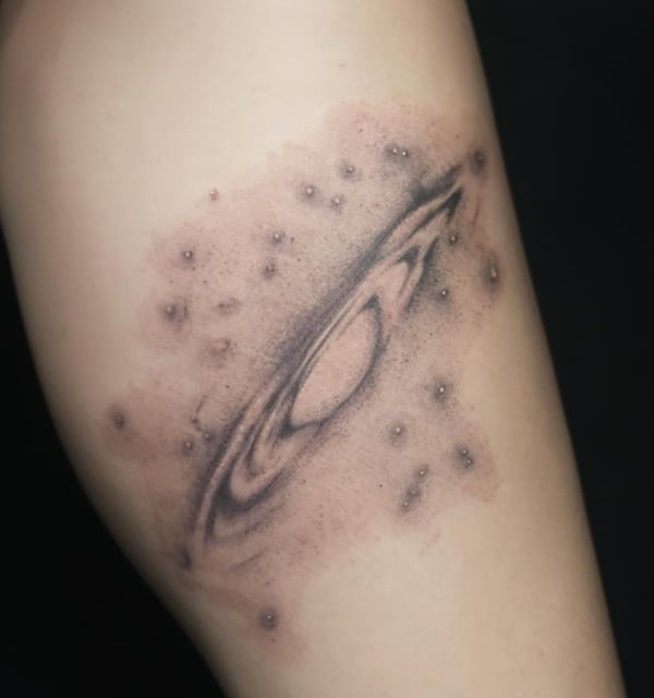 blackwork tattoo by Samantha Wilks — los angeles