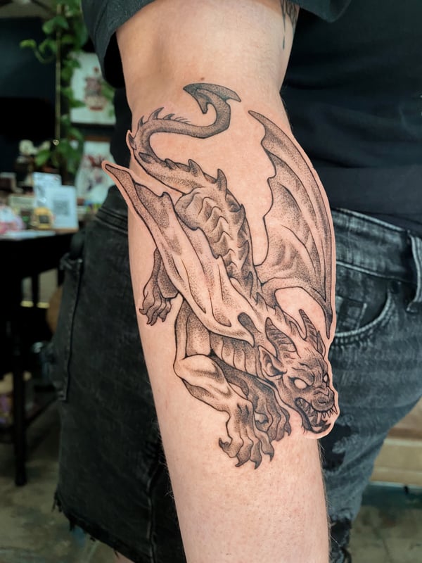 black & grey tattoo by katlyyons — los angeles
