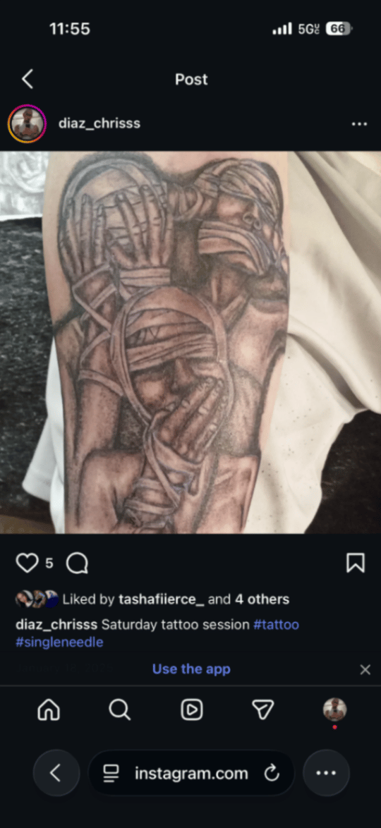 A black and grey realism tattoo of multiple hands intertwined on the forearm, featuring detailed shading and texture — by christopher diaz, los angeles