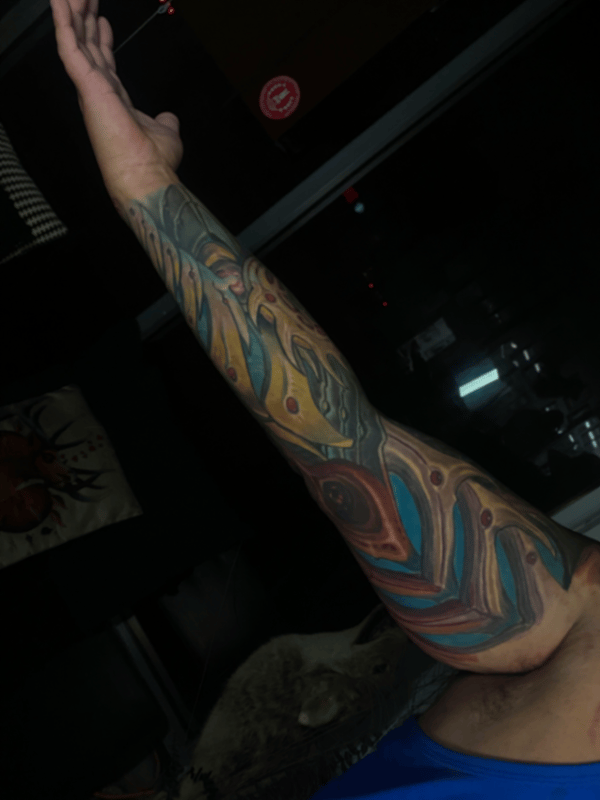 abstract tattoo by tyler_whitlock — los angeles