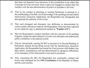 Anti-gay bill: Speaker Bagbin served with contempt suit