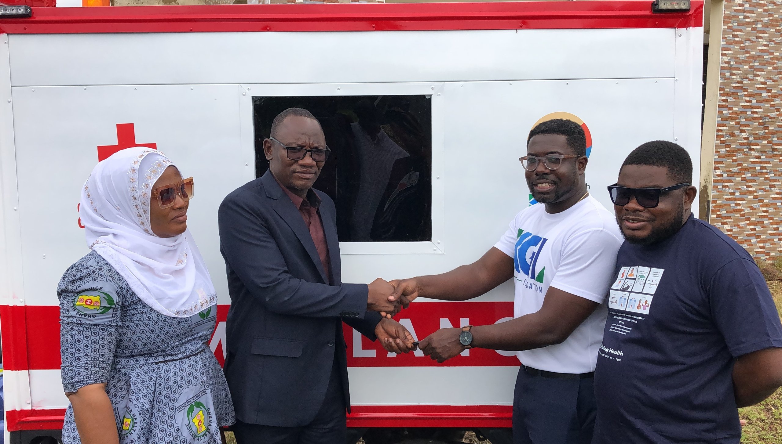 Moving Health unveils tricycle ambulances for three communities in Wa East