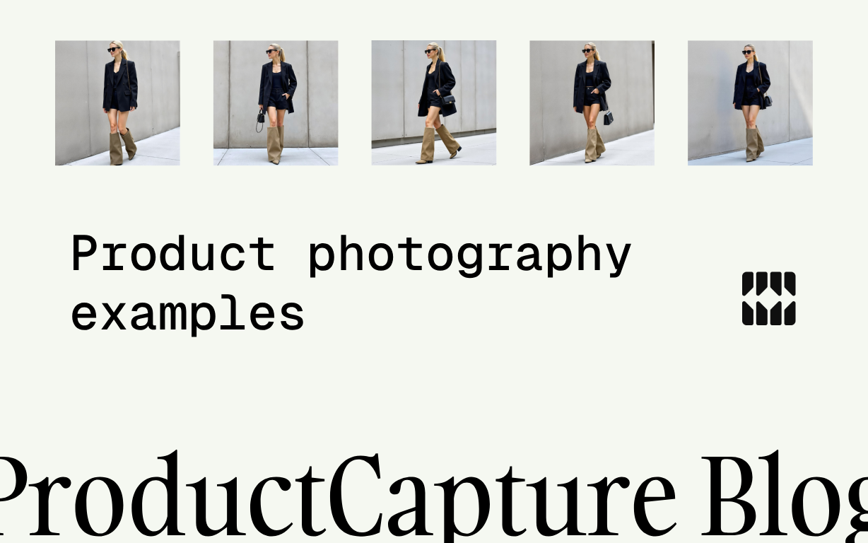 Product photography examples