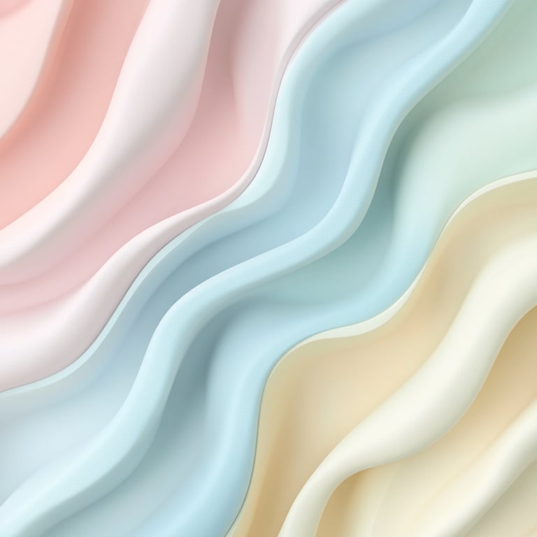 Soft, wavy, pastel-colored abstract background.