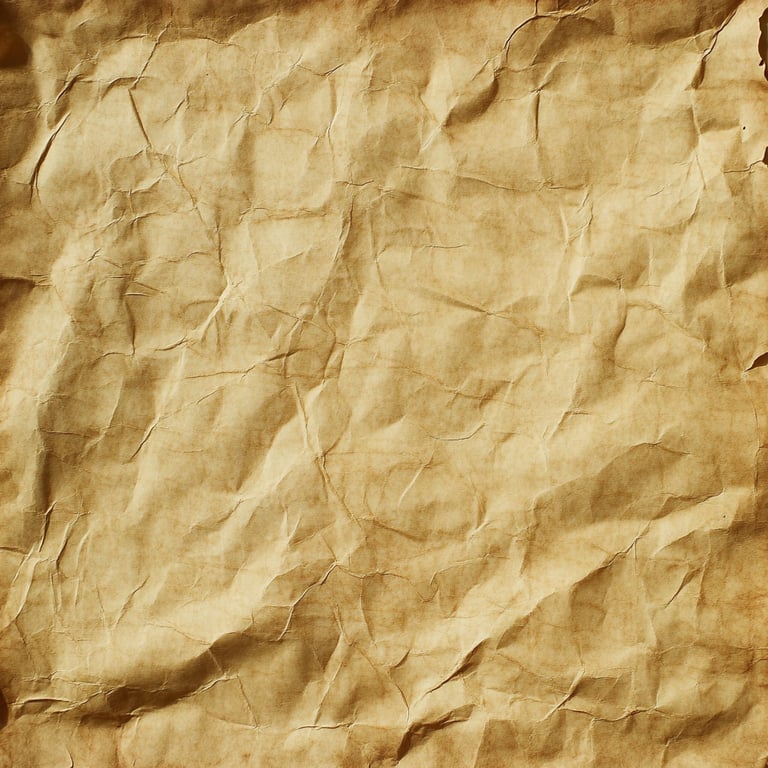 Crumpled brown paper texture.