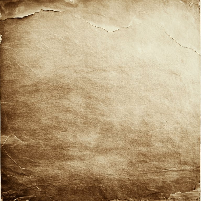 Aged, textured brown parchment paper with slightly torn edges.