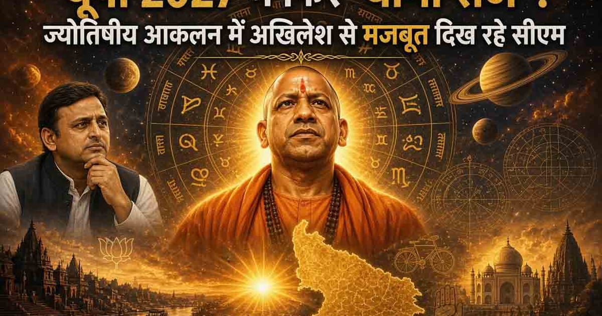 यूपी 2027 में फिर ‘योगी राज’? ज्योतिषीय आकलन में अखिलेश से मजबूत दिख रहे सीएम