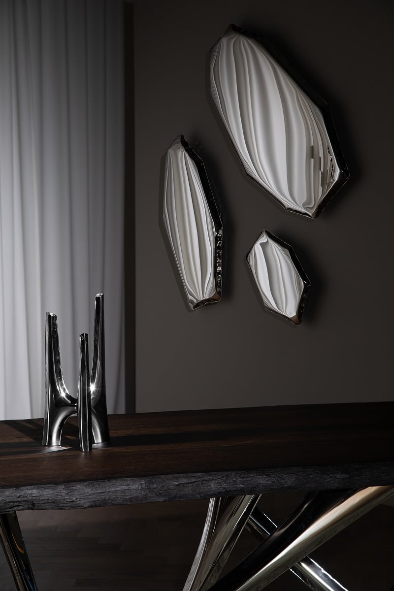 Zrcadlo Tafla C Mirror inox