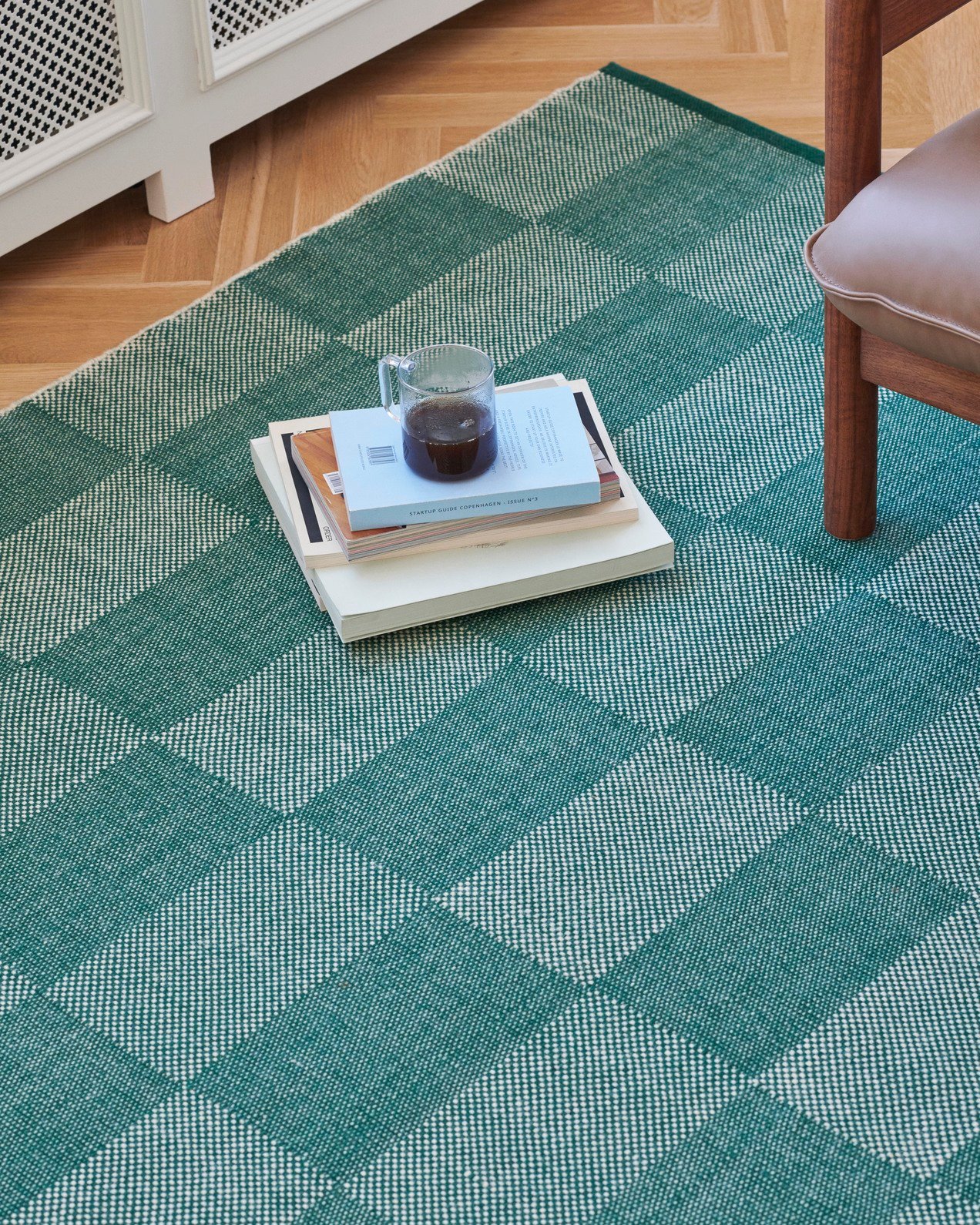 Koberec Check small Green