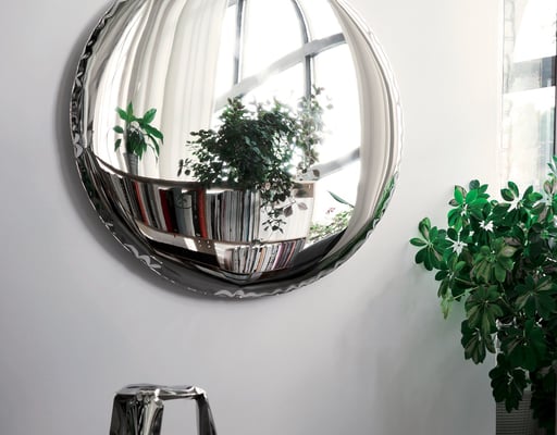 Zrcadlo Oko Mirror inox