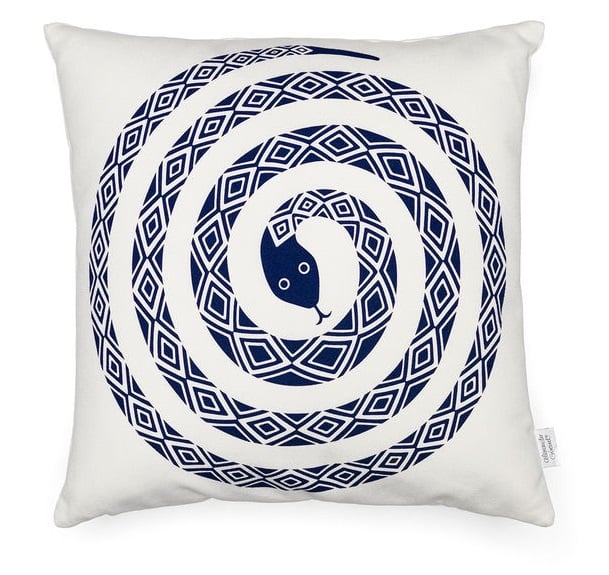 Vitra Graphic Print Pillows - Snake