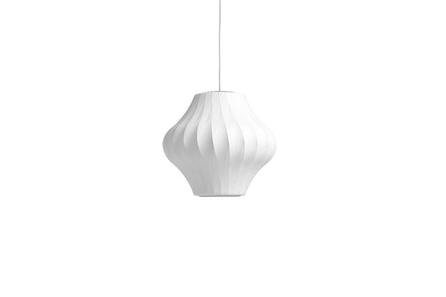 Závěsná lampa Nelson Pear Crisscross Bubble S