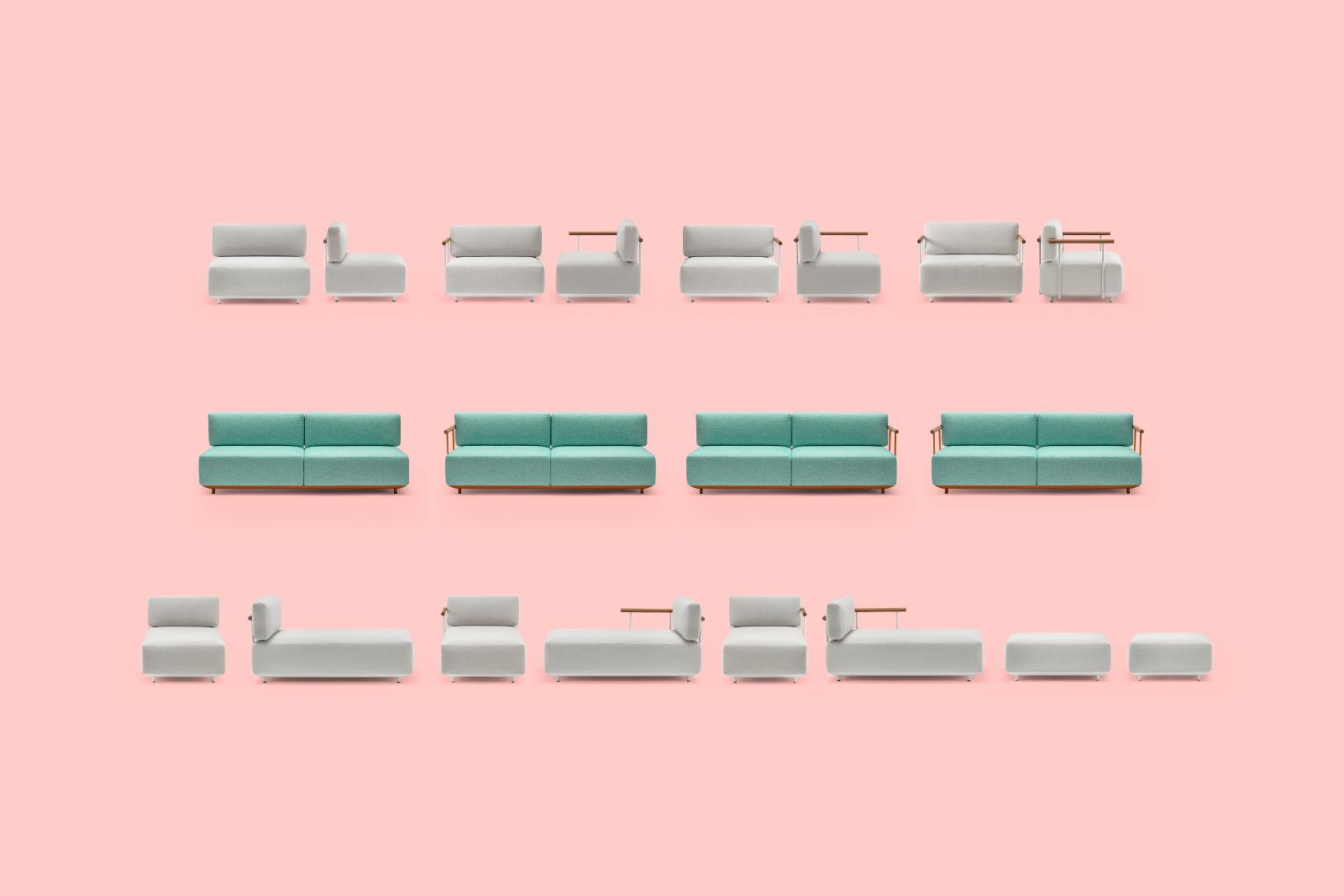 Sedačka Arki-sofa outdoor modulová