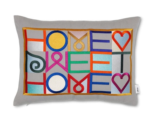 Vitra Embroidered Pillows - Home Sweet Home