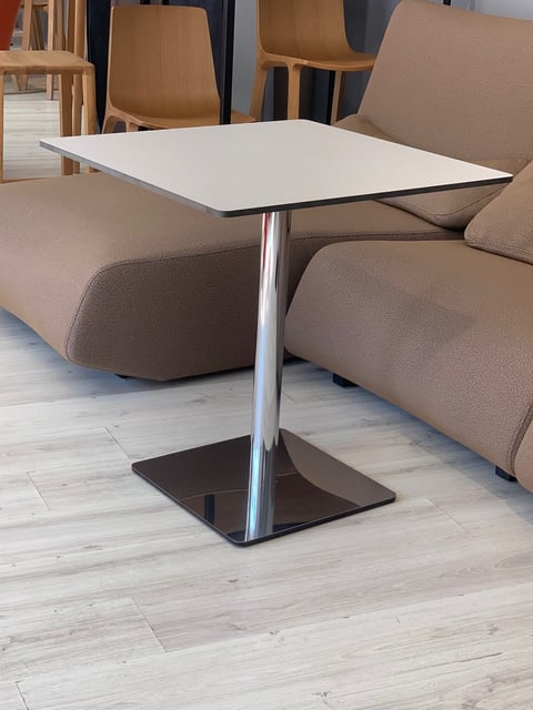 Kavárenský stůl 70x70 compact INOX - výprodej