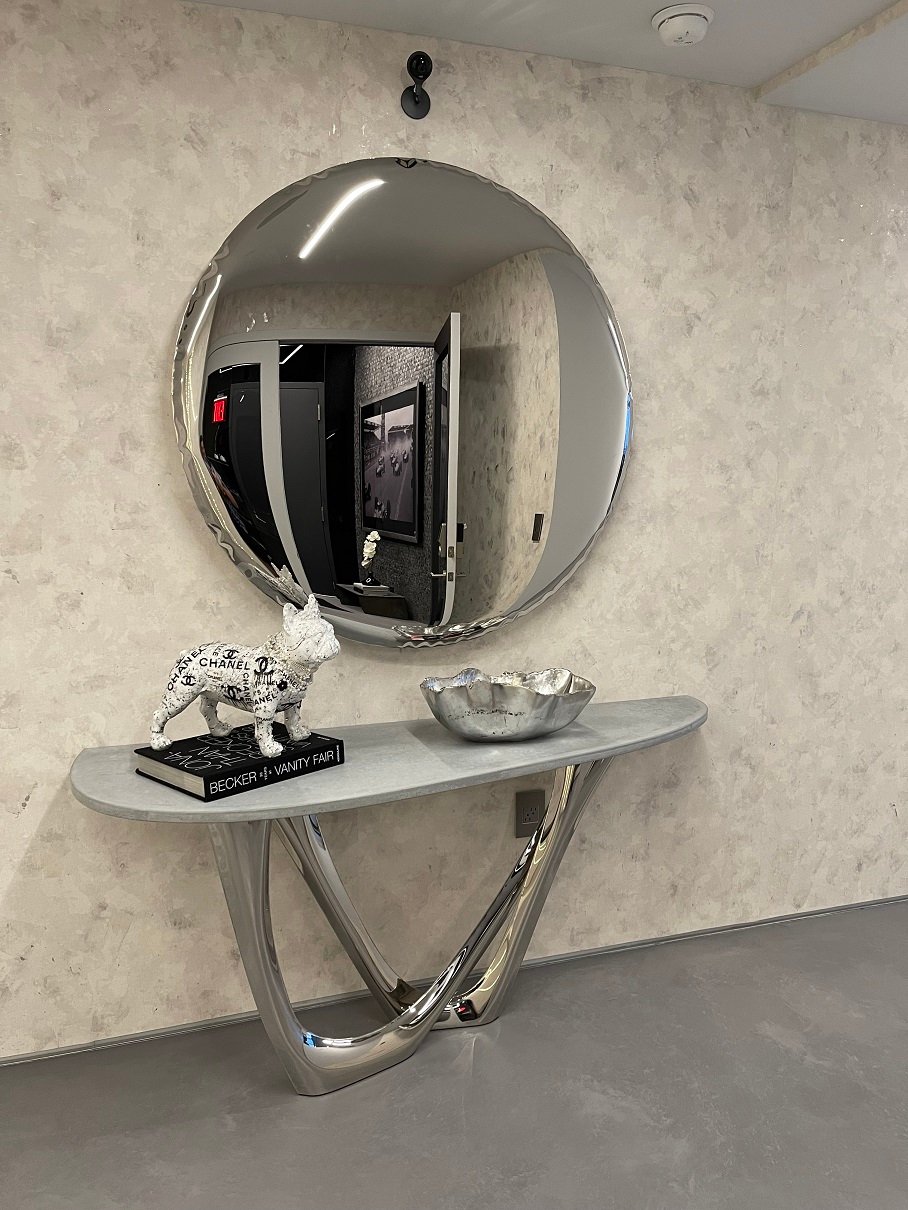 Zrcadlo Oko Mirror inox