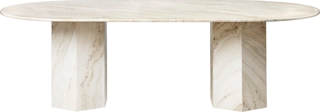 Stůl Epic Travertine Elliptical