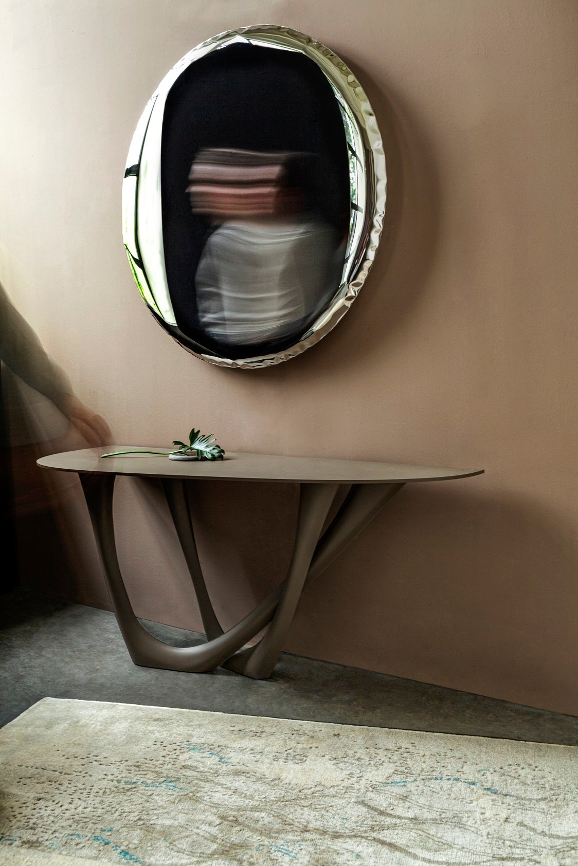 Zrcadlo Oko Mirror inox