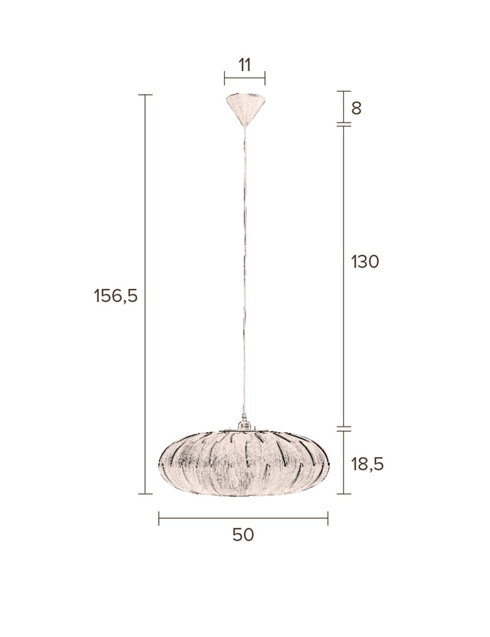 Závěsná lampa Bond