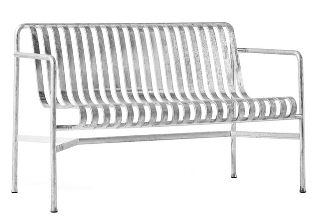 Lavice Palissade Dining Galvanised