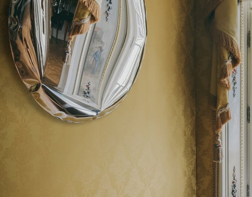 Zrcadlo Oko Mirror inox