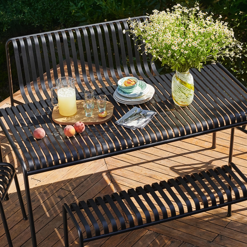 Lavice Palissade Dining WA Galvanised