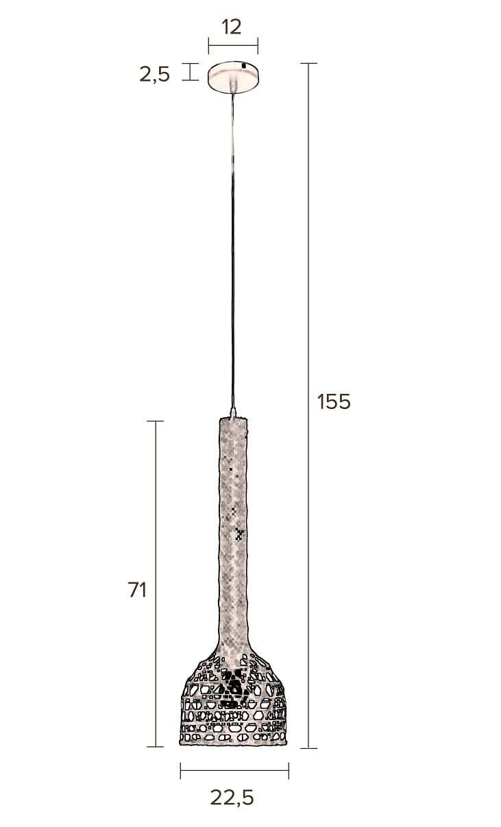 Závěsná lampa Boo