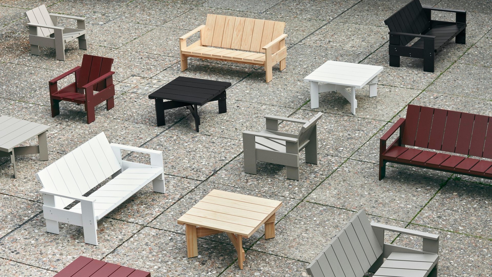 Stůl Crate low table 75