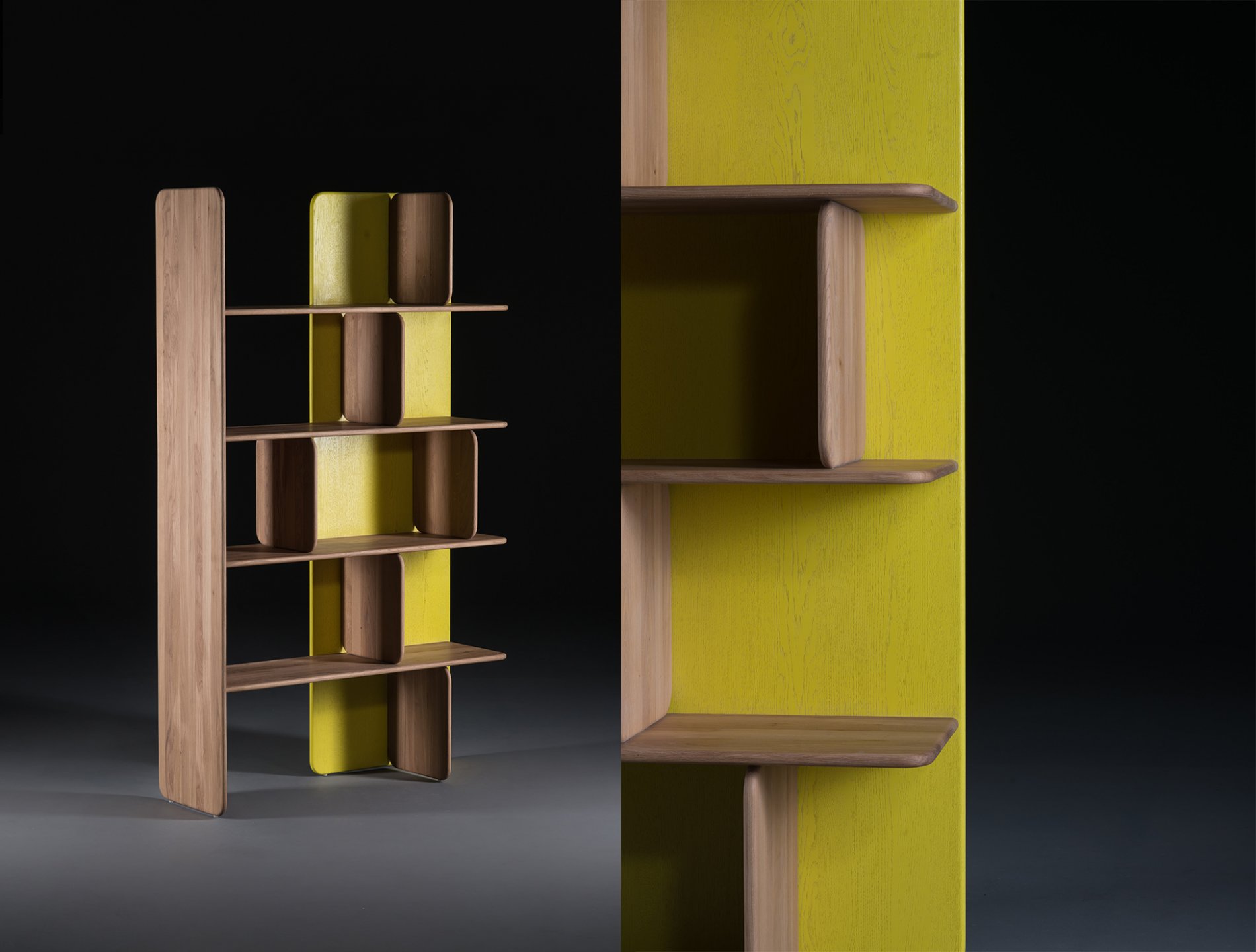 Knihovna Soft Shelf