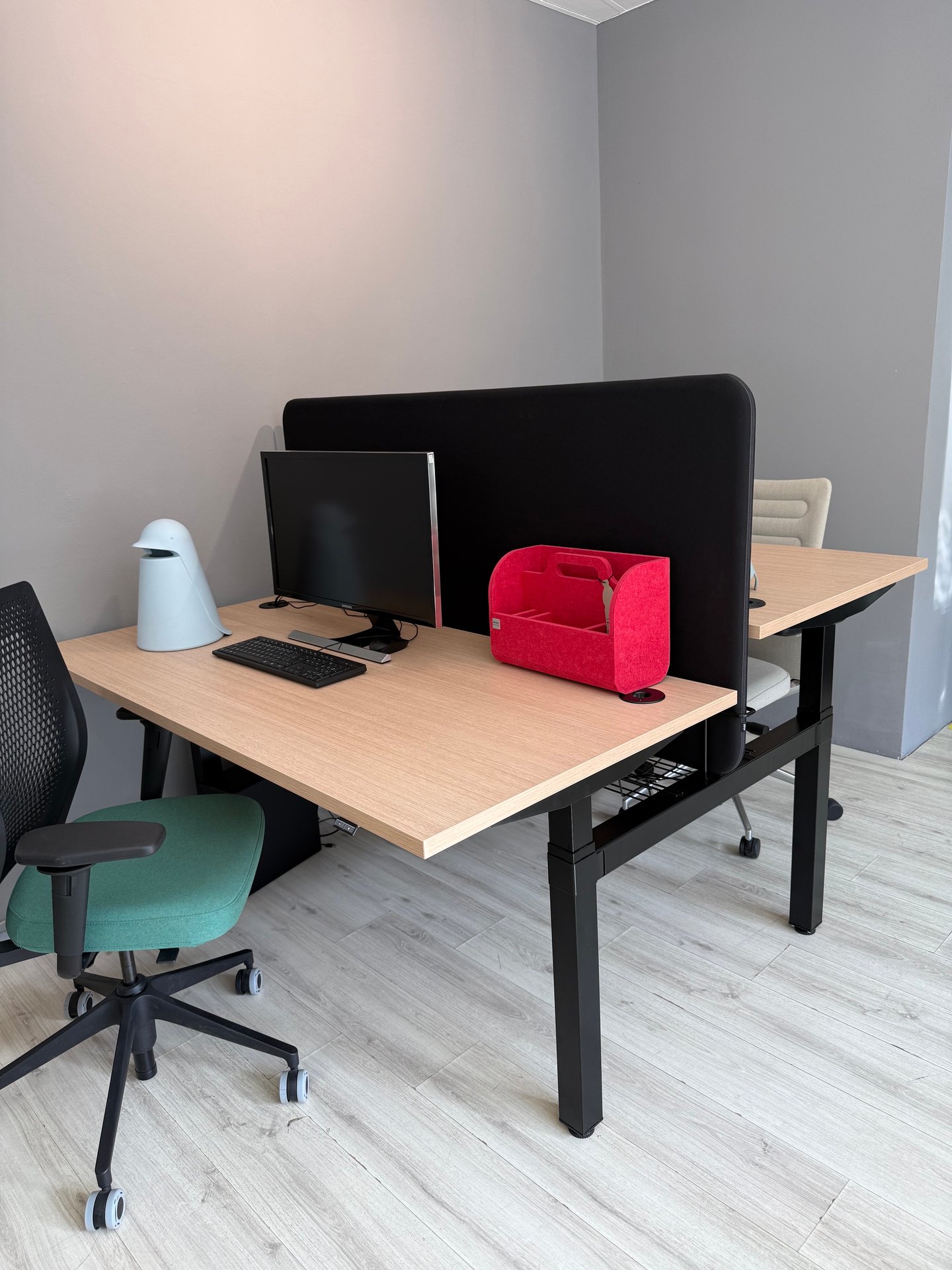 Ogi Drive Desk - Height-Adjustable / 2 Workstations - Clearance Sale