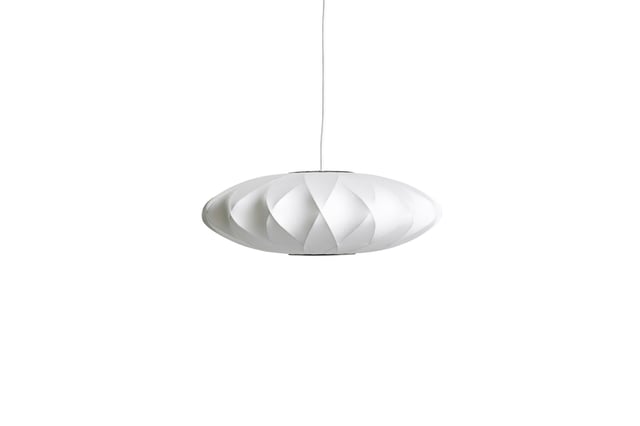 Závěsná lampa Nelson Saucer Crisscross Bubble S