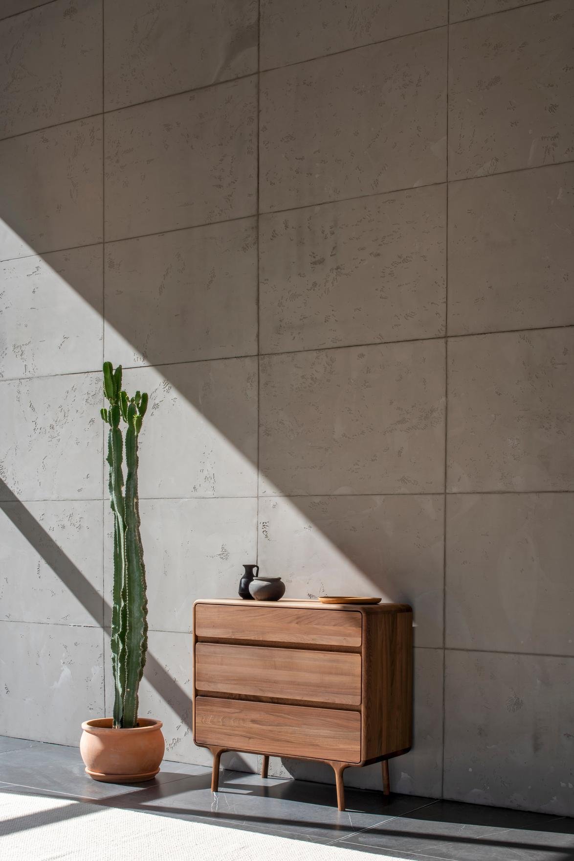 Komoda Fawn drawer walnut