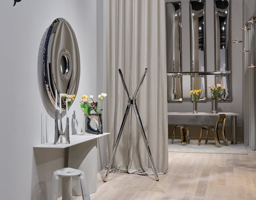 Zrcadlo Tafla IQ Mirror inox