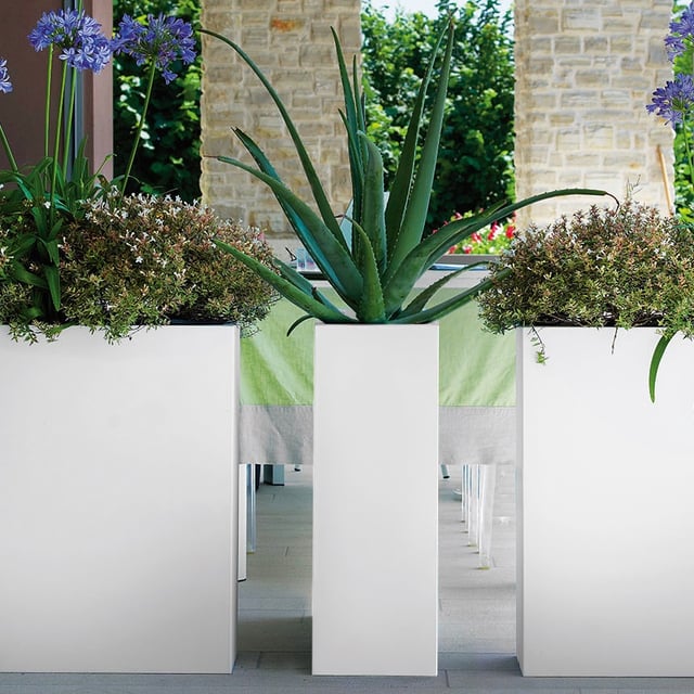 Flowerpot Kube High Slim