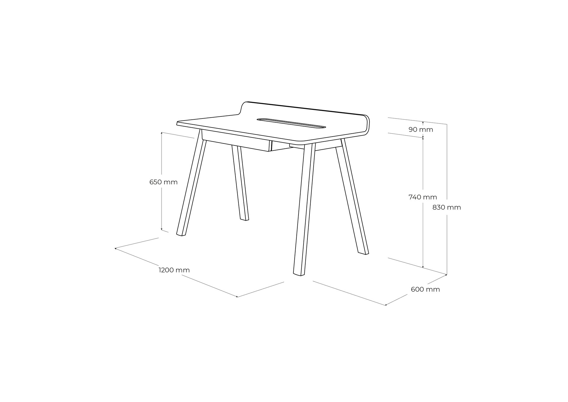 Pracovní stůl Desk