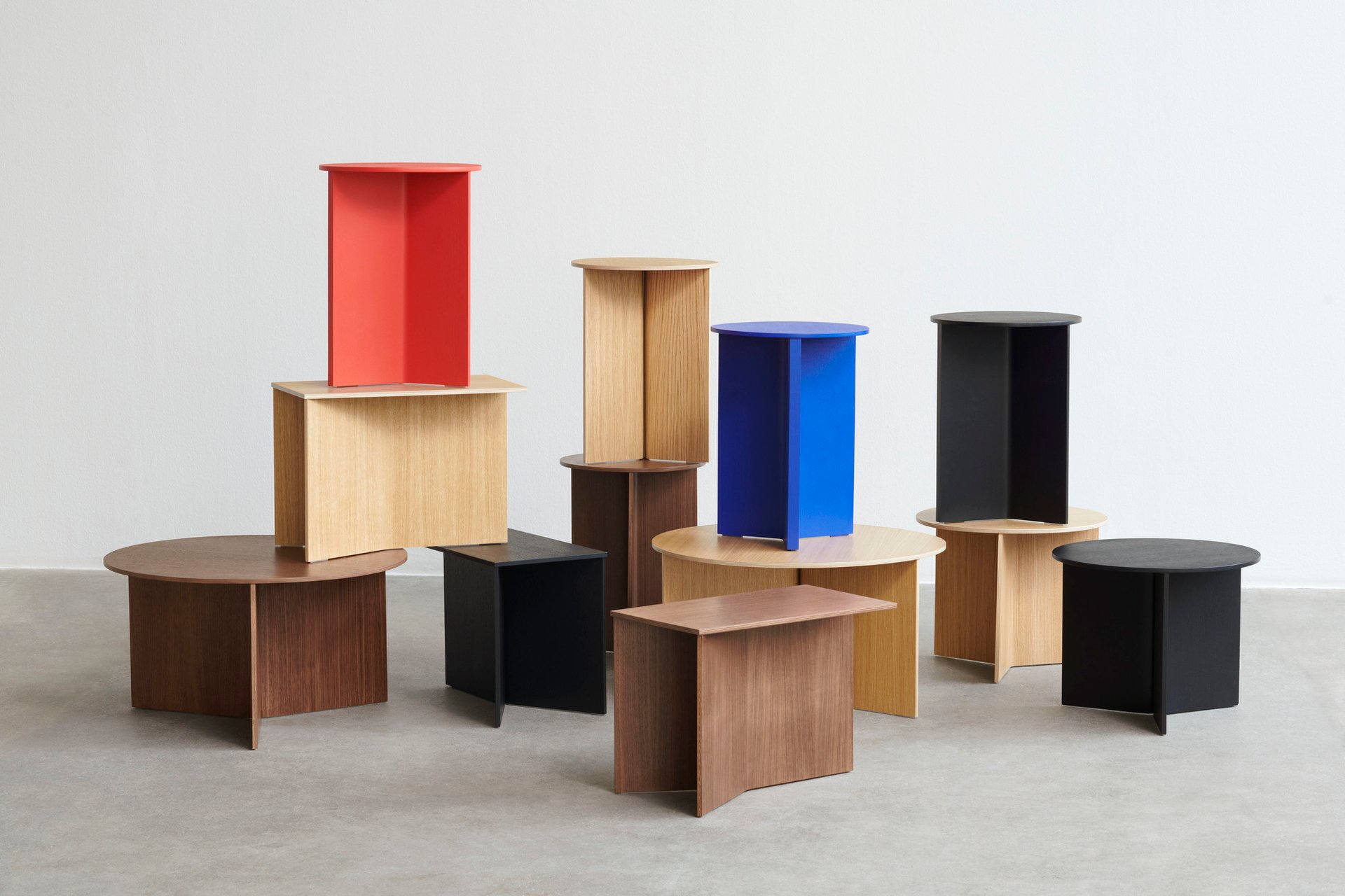Konferenční stolek Slit Oblong wood