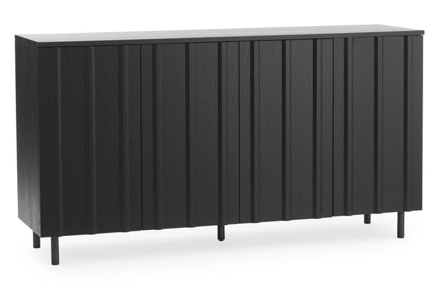 Komoda RIB Sideboard Black