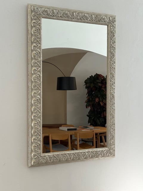 Zrcadlo Sevilla 109x71 cm starostříbro  - výprodej