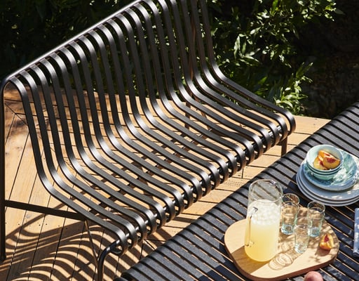 Lavice Palissade Dining WA Galvanised