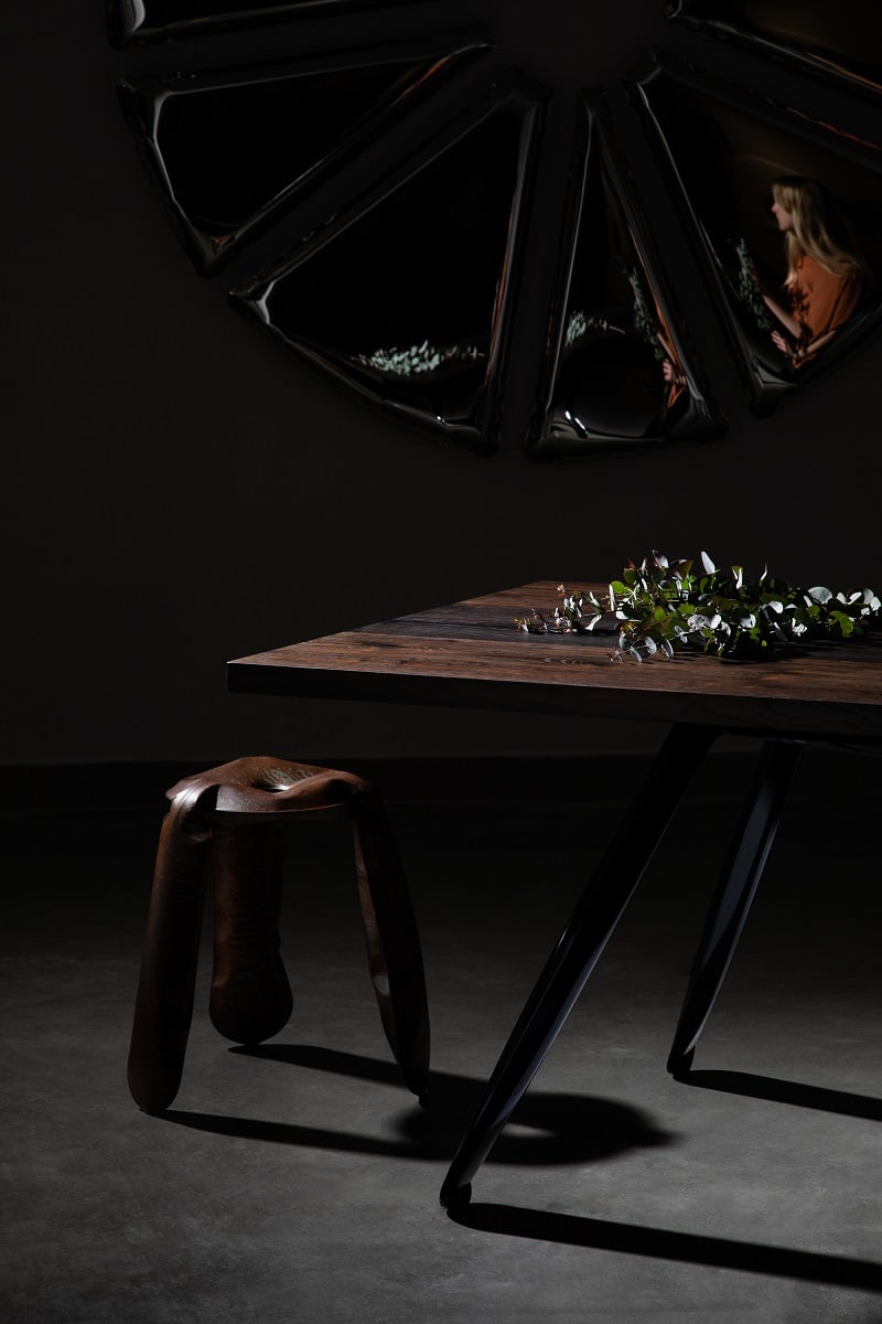 Zrcadlo Nucleus Mirror inox