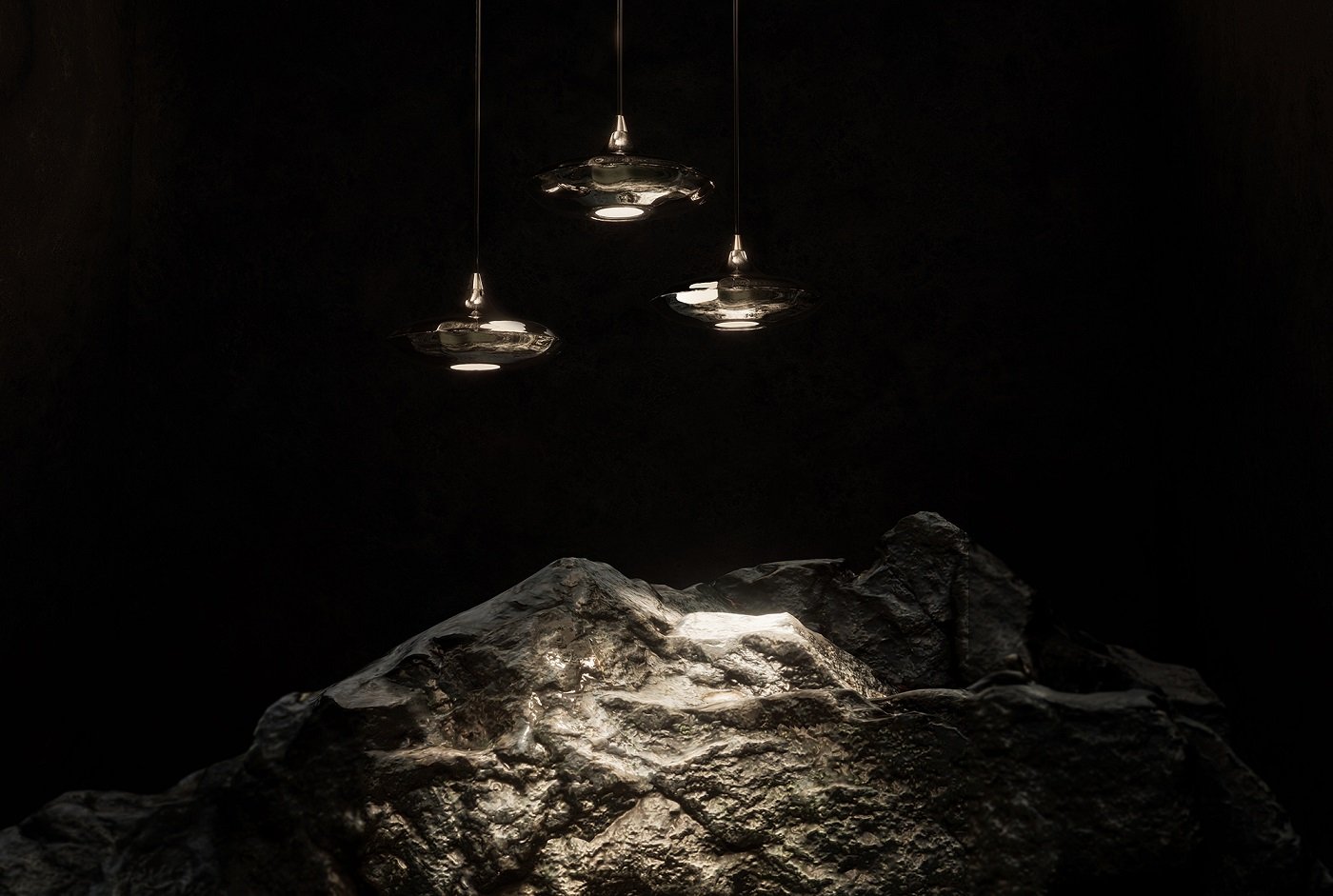 Závěsná lampa Lampin