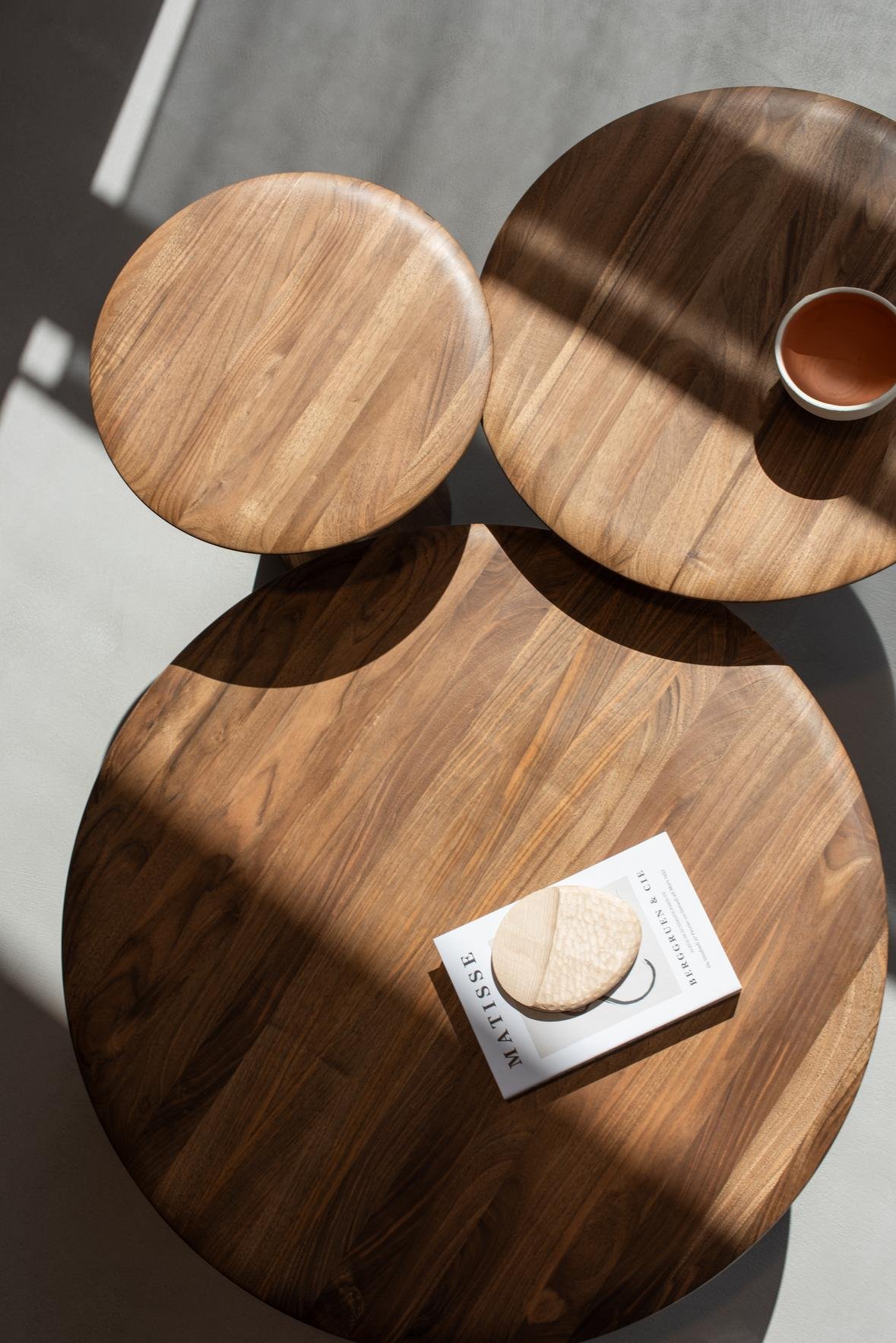Odkládací stolek Mushroom walnut