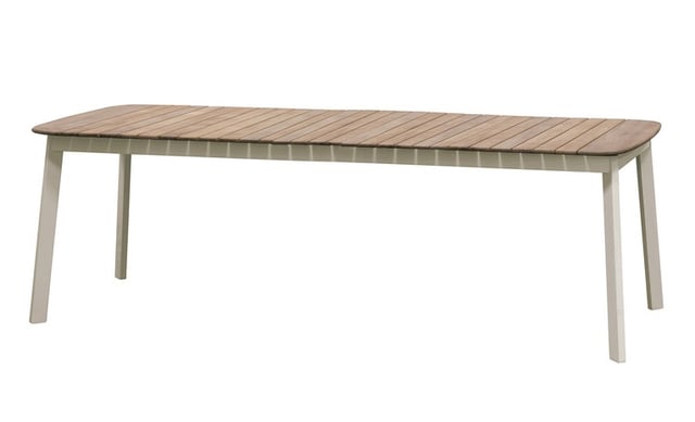 Shine extensible table teak 180