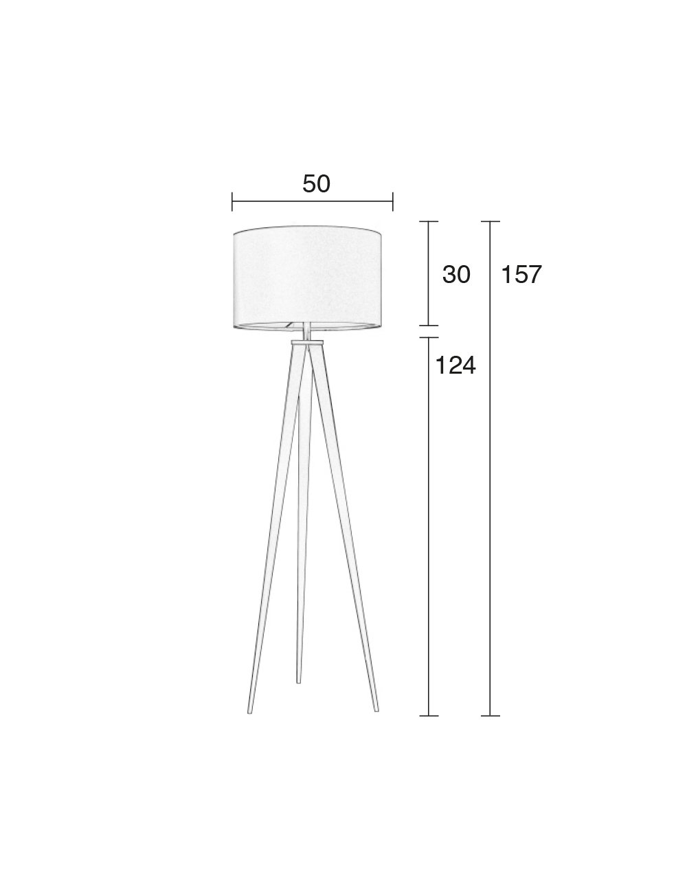 Lampa Tripod