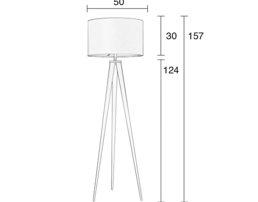 Lampa Tripod