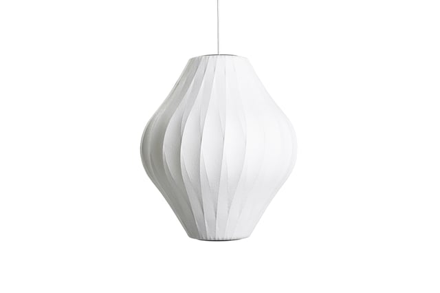 Závěsná lampa Nelson Pear Crisscross Bubble M