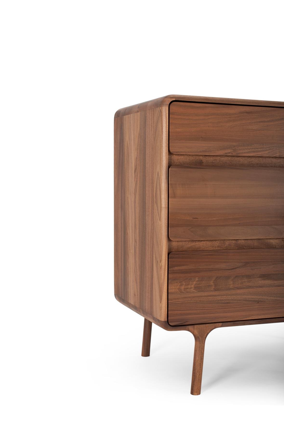 Komoda Fawn drawer walnut
